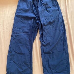 Elegant navy drawstring pants from LESET